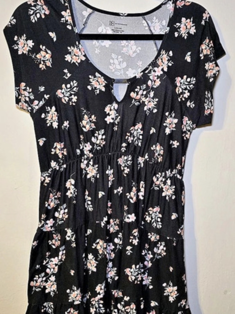 No Boundaries Floral Mini Dress Size Large Like New